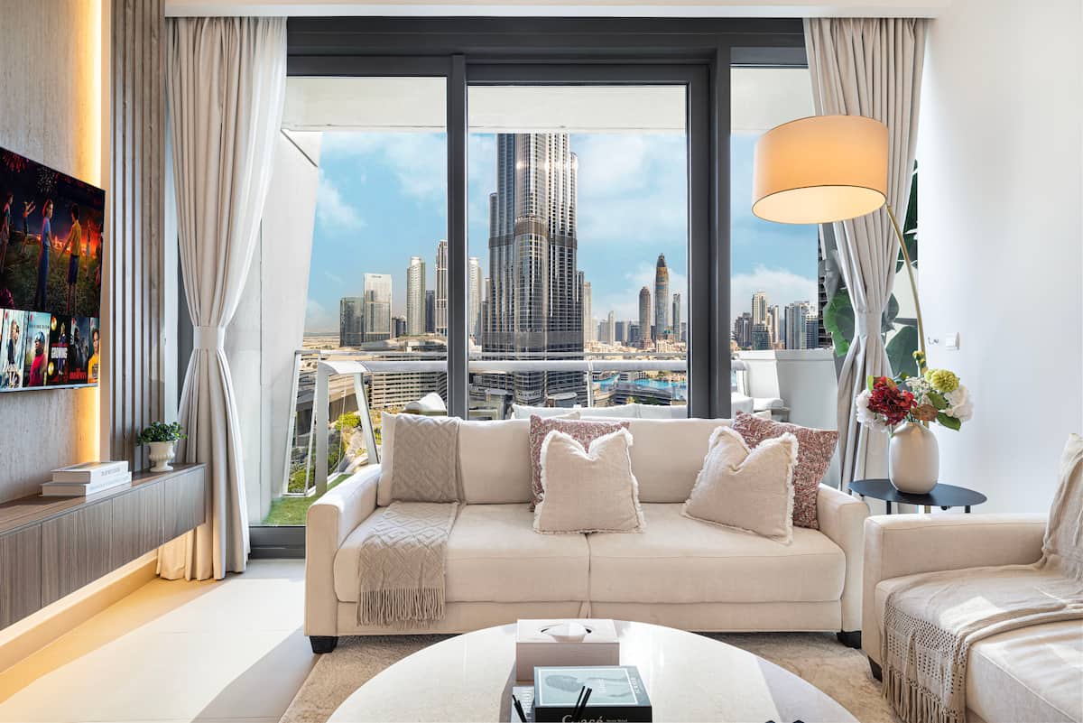 Burj Khalifa & Fountain view | Direct mall access