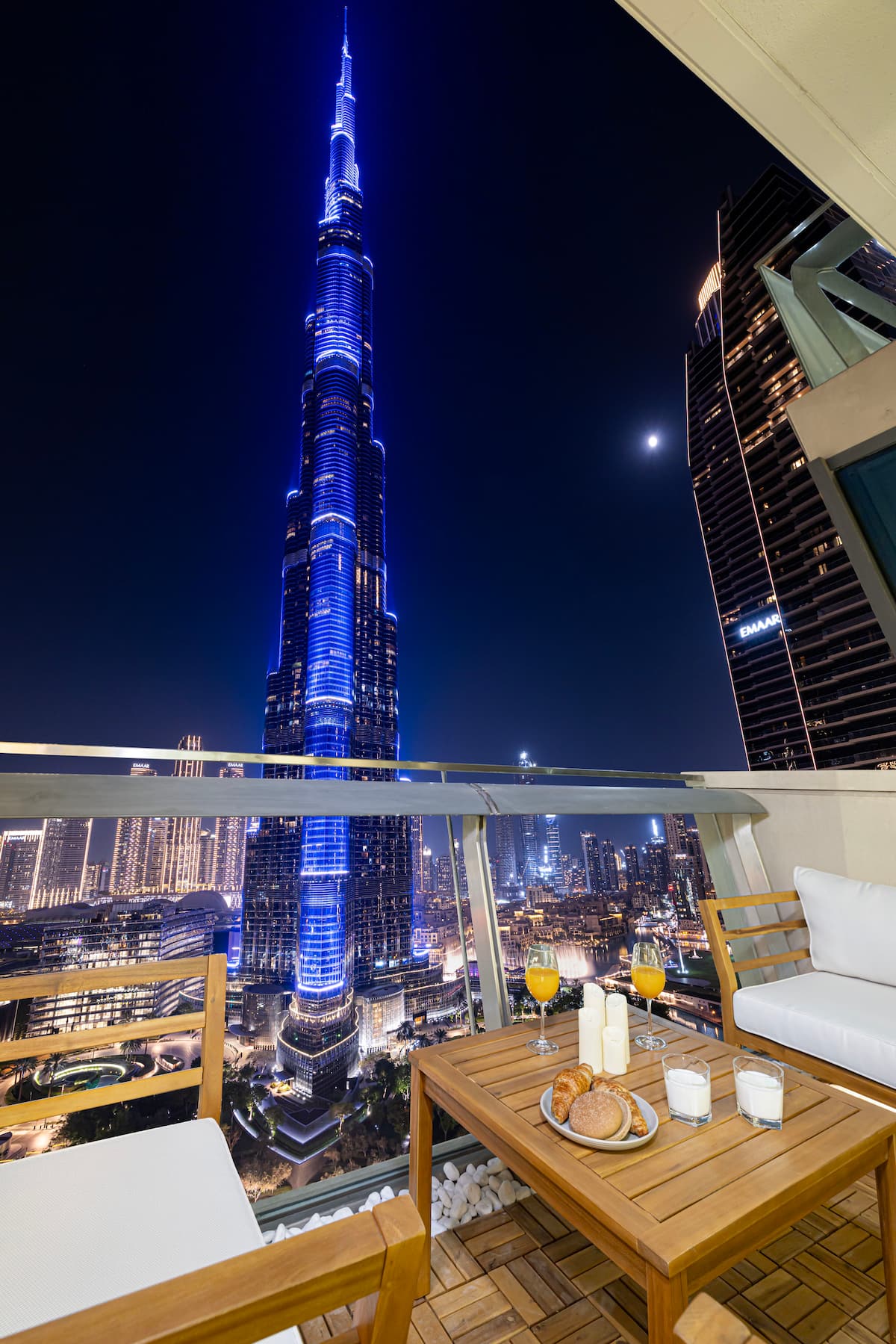 Burj Khalifa & Fountain view | Direct mall access