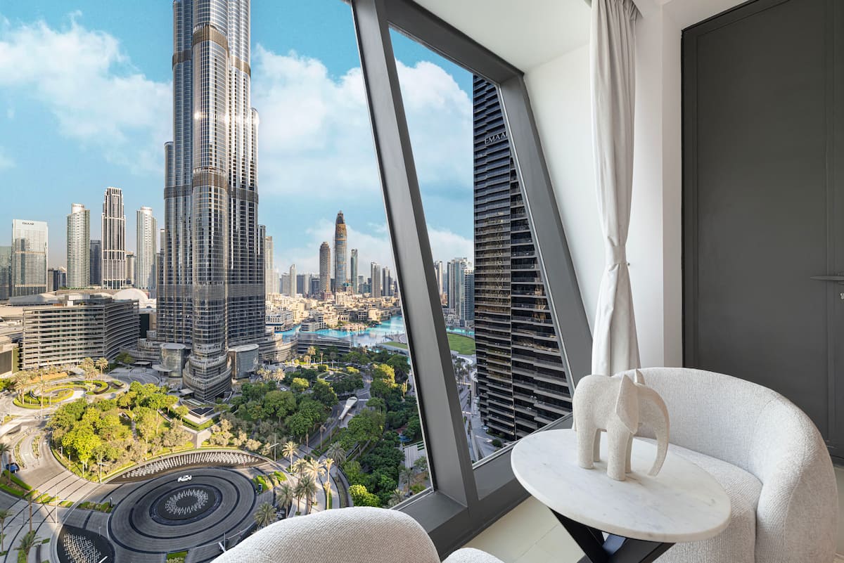 Burj Khalifa & Fountain view | Direct mall access